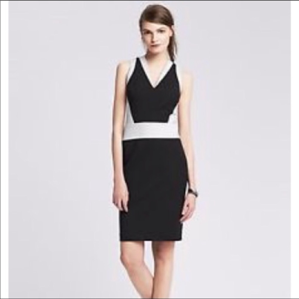 Banana Republic colorblock shift dress